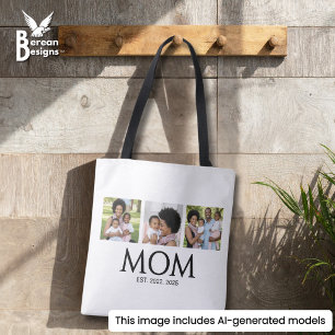 Mutti hat weiße 3 Photo-Tasche eingerichtet Tasche