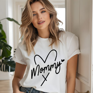 Mutti Herz Einfaches Muttertagsgeschenk Tri-Blend Shirt