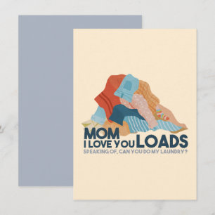 Mutti, ich hab Dich lieb Mitteilungskarte