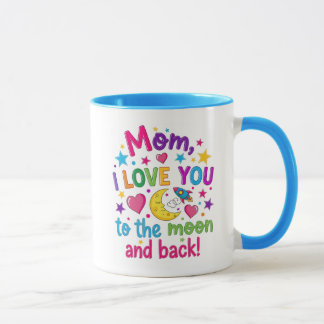 Mutti, ich liebe dich bis zum Mond Kaffeetasse (0,