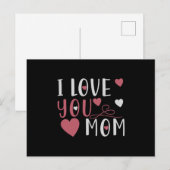 Mutti - ich liebe dich Mutti Postkarte (Vorne/Hinten)