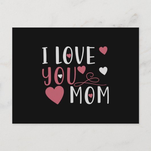 Mutti - ich liebe dich Mutti Postkarte (Vorderseite)