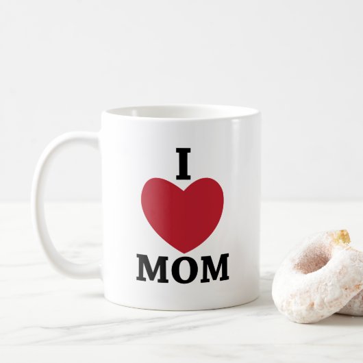 Mutti ich liebe Mutti Kaffeetasse (Mit Donut)