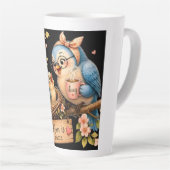 Mutti Ist Zu Hause Black Latte Tasse Geschenk (Rechte Ecke)