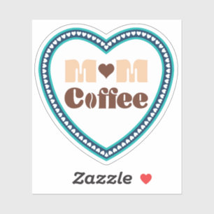 Mutti Kaffee Aufkleber