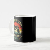 Mutti-Level freigeschaltet est 2025 Videospiel-Mut Kaffeetasse (Vorderseite Links)
