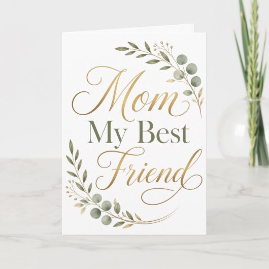 Mutti Mein Bester Freund Muttertag Karte (Vorderseite)