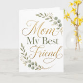 Mutti Mein Bester Freund Muttertag Karte (Gelbe Blume)