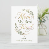 Mutti Meine beste Freundin Danke (Stehend Vorderseite)
