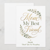 Mutti Meine beste Freundin Danke (Vorne/Hinten)