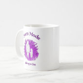 Mutti-Modus Immer An – Lustiger Mutter-Becher für Kaffeetasse (Vorderseite Links)