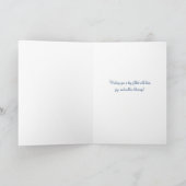 Mutti oder Mama am Muttertag mit Gartenblumen  Karte (Innenseite)