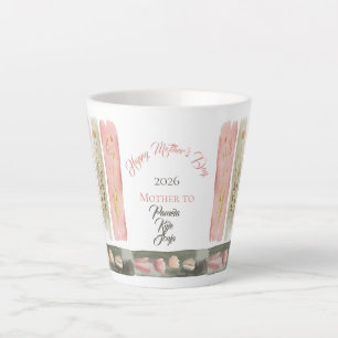 Mutti-Tag 2026 Pinselstriche Wildblumen Milchtasse