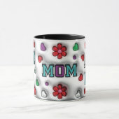 Mutti-Tag "3D-Effekt-Tasse" Tasse (Zentrum)