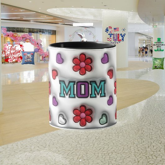 Mutti-Tag "3D-Effekt-Tassen" Tasse