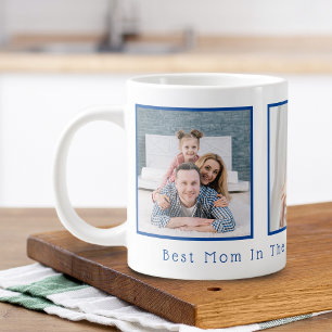 Mutti-Tag Beste Mama der Welt Multi-Foto Jumbo-Tasse