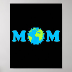 Mutti Tag der Erde 22. April Rettet den Planeten K Poster