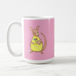 Mutti-Tag Känguru und Baby Kaffeetasse