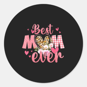 Mutti Tag Mama T-Shirt von Tochter Frauen Mutter K Runder Aufkleber