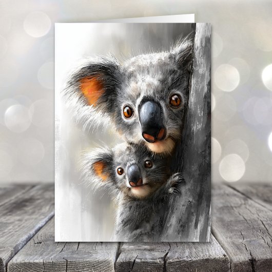 Mutti-Tag mit Koala Feiertagskarte