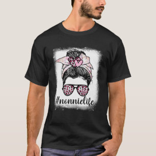 Mutti-Tag Nonnie Leben Bleichmittel Unordentlicher T-Shirt