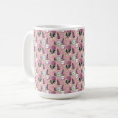 Mutti-Tag-Rose Kaffeetasse (Vorderseite Links)
