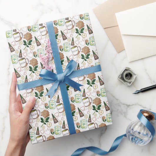 Mutti-Tag Zitrus Geschenkpapier (Schenken)