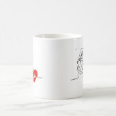 Mutti-Tage - Herzschlag Kaffeetasse (Mittel)