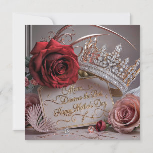 Mutti verdient das Beste: Alles Liebe zum Mutterta Feiertagskarte