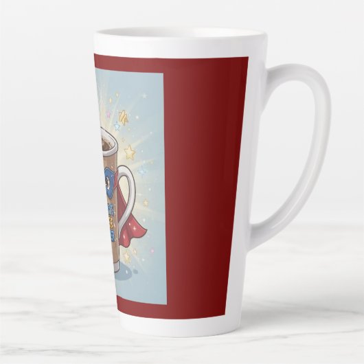 Muttis Superpower-Latte-Tasse Milchtasse (Rechts)