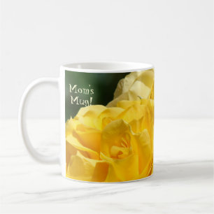 Muttis Tasse! Kaffee-Tasse Becher Gelbe Rosenblume Kaffeetasse