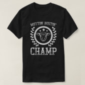 Mutton Bustin Champ Rodeo T-Shirt (Design vorne)
