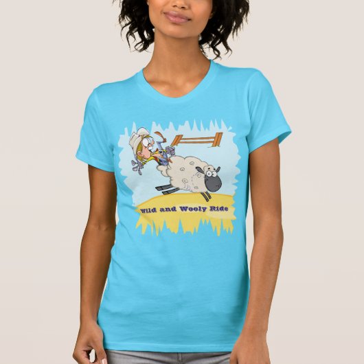 Mutton Bustin Rodeo T - Shirt Adult Size (Vorderseite)