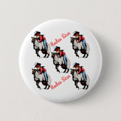 Mutton Busting Button Western-Gastgeschenke (Vorderseite)