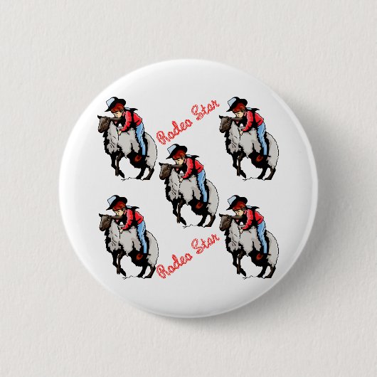 Mutton Busting Button Western-Gastgeschenke (Vorderseite)