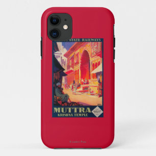 Muttra Krishna Tempel Reiseplakat Case-Mate iPhone Hülle