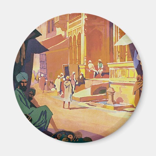 Muttra ~ Krishna Temple Magnet (Vorne)