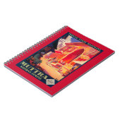 Muttra Krishna Temple Travel Poster Notizblock (Linke Seite)