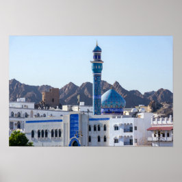 Muttrah Moschee - Muscat, Oman Poster