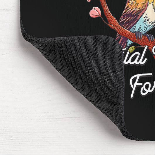 Mutual Weirdness Forever Wedding Nerd Bride And Gr Mousepad (Ecke)