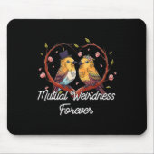 Mutual Weirdness Forever Wedding Nerd Bride And Gr Mousepad (Vorne)