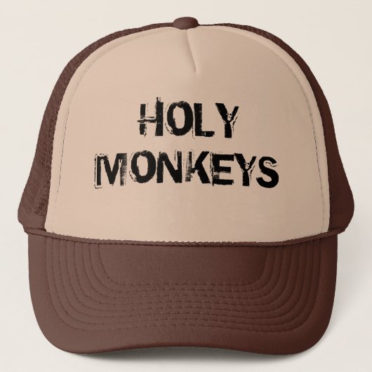 Mütze Holy Monkeys trucker (Vorderseite)