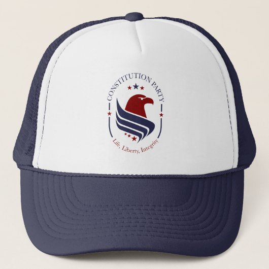 Mütze im Trucker-Stil, Constitution Party (Vorderseite)
