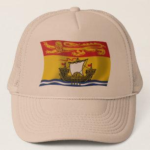 Mütze mit Flagge von New Brunswick