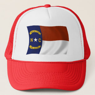 Mütze mit Flagge von North Carolina