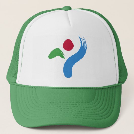 Mütze mit Flagge von Seoul, Südkorea (Vorderseite)