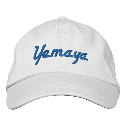 Mütze von Yemaya Bestickte Baseballkappe (Vorderseite)