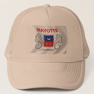 Mützen mit Mayotte-Flagge