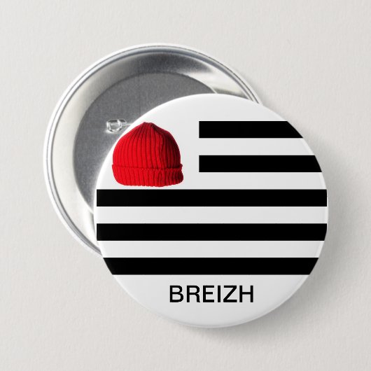 MÜTZEN-ROUGE BUTTON (Vorne & Hinten)