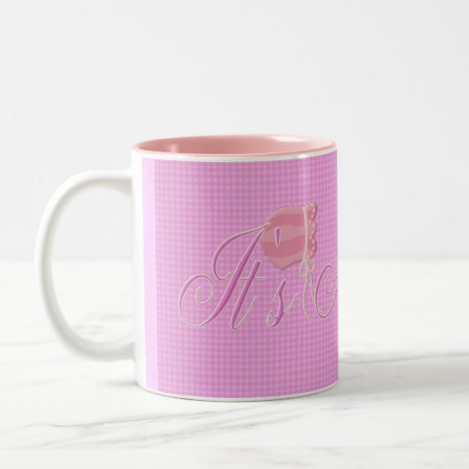 Mützen u. Hintern Zweifarbige Tasse (Links)